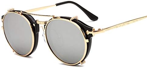 Clip On Sunglasses Men Steampunk Women Fashion Glasses Vintage Retro Fashion Sunglasses