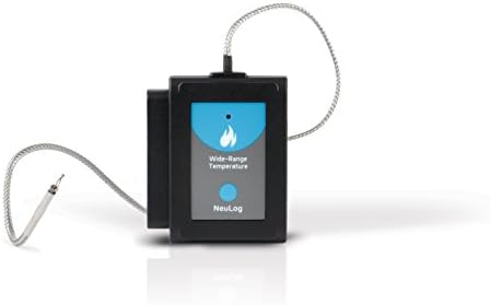 Digital Wide Range Temperature Logger Sensor, 15 bit ADC Res. - Compatible with Neulog Sensor and Robotics Platform (Sensor Only (Requires Connecting Unit))