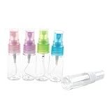 TOOGOO(R) 10 15ml Colorful Clear Plastic Makeup