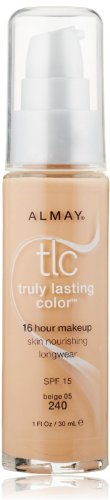 Almay TLC Truly Lasting Color 16 Hour Makeup, Beige 05 [240] 1 oz (Pack of 2)
