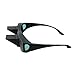 Genmine Horizontal Lazy Glasses High Definition Glasses Prism Periscope Lie Down Eyeglasses for Reading and Watch TV in Bed Unisex