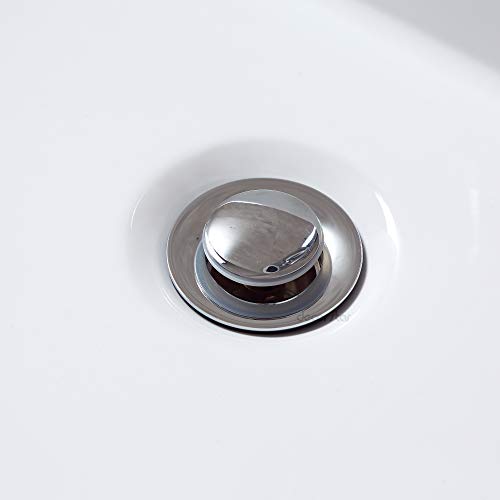 Decor Star PU-003-TC 1 1/2" Bathroom Faucet Vessel Vanity Sink Pop Up Drain Stopper Without Overflow Chrome