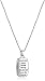 Amazon Collection Mother/Daughter Engraved Rectangular Pendant Necklace, 18