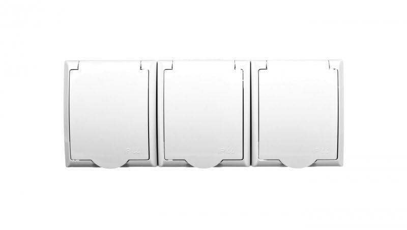 Ospel GNH-3HZ/00/w White IP44 16 A 1 Piece