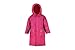 Fabugears Kids Raincoat for Girls | Waterproof Rain Jacket for Youth, Juniors | Snap-On Closures | Hooded and Long Sleeves with Reflectors | Full-Length Rain Slicker | Size: M (7-8) Color: Pink