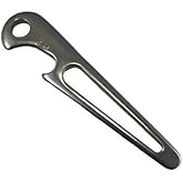 US STAINLESS Stainless Steel 316 Shackle Key with Bottle Opener Sailor Tool Screw Driver