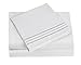 HC COLLECTION 1800 Series Microfiber Sheet & Pillow Case Set(King, White)