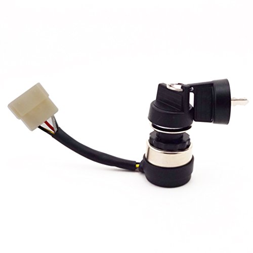 XLJOY 5 Wire On Off Ignition Key Switch for Chinese Gas Generator 170F 178FA 178F 186F 186FA