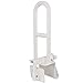 Medical Adjustable Bathtub Safety Rail Shower Grab Bar Handle (Ivory)