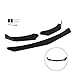 Zeeos Black Universal Front Bumper Lip Chin Spoiler ABS Front Bumper Lip Sopiler Wing Body Fits For AUDI,Ford,BMW,HONDA,Chevrolet,Toyota,Civic,Car