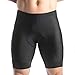qualidyne Men's Cycling Bike Shorts 3D Padded Bicycle Riding Bike Biking Pants Cycle Shorts Black