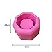 DIY Flower Pot Silicone Mold Succulent Plants Concrete Planter Vase Molds Candle Holders Mold Color Random
