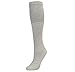 Tube Socks Men - Over the Calf Socks for Men - Big and Tall 25 Inches Long Socks (4 Pairs) (Grey)