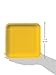Creative Converting Touch of Color 18 Count Square Paper Lunch Plates, School Bus Yellow , 7.25