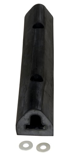 Vestil M-2-12 Rubber Extruded Bumper, 12" Length, 2" Width, 1-3/4" Depth