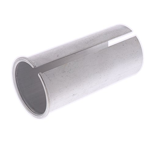 Homyl Aluminum Alloy Bike Seatpost Reducer Shim Convert Tube Adapter Multi Sizes - Siliver, 31.8mm to 35.4mm