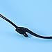 TINKSKY Eyeglasses Sunglasses Anti Slip Elastic Silicone Strap (Black)