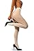 sofsy Ultra Soft Italian-Made Women's Microfiber Tights | Solid Color High Waist Pantyhose Invisibly Reinforced Toes | Cream - Medium