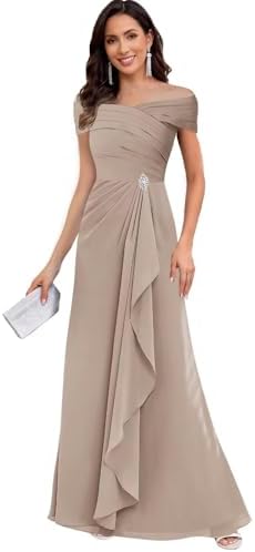 Amazon.com: Aqua Chiffon Mother of The Groom Dresses Petite Mermaid Mother  Bride Dress Formal Dress with Sleeves US0 : Clothing, Shoes & Jewelry