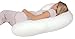 Leachco Preggle Pregnancy Maternity Comfort Air Flow Body Pillow, Ivory Khaki