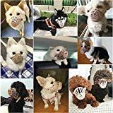 Pets Empire Pet Muzzles Portable Plastic No Bite Basket Adjustable Dog Muzzle Mask Cage Mouth Mesh for Biting and Barking Puppy Multiple Size for All Dogs with Adjustable Leather Strap-Color May Vary (XXL)