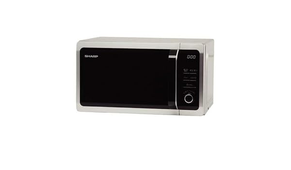 Sharp r-652in Horno microondas, 800 W, 20 L, Color Plateado y ...