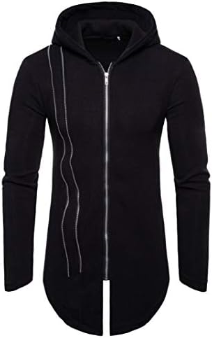 Mens Sweatshirt Hoodies Moonuy Mens' Autumn Winter Long Sleeve Zipper Splicing Hoodies Sweatshirt Tracksuits Blouse Spring Autumn T-Shirt Casual Tops Blouse Pullover for Men