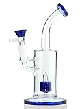 Feoinvc Pipe 10inch Glass Vase Water, Handmade