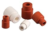 Series CG-3022 Septum Stopper for 24/40-24/25 Outer Joints, Sleeve Type, White (Pack of 12)
