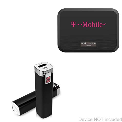 Franklin-Wireless-T9-Mobile-Hotspot-Charger-BoxWave-Rejuva-Power-Pack-2600-mAh-Compact-Portable-Power-Bank-Charger-for-Franklin-Wireless-T9-Mobile-Hotspot-Jet-Black
