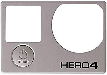 Cvivid Lenses Faceplate Cover with Power Button for Gopro Hero 4 Front Frame Housing Repair Part Fix for GoPro Hero 4 Black and Silver Edition