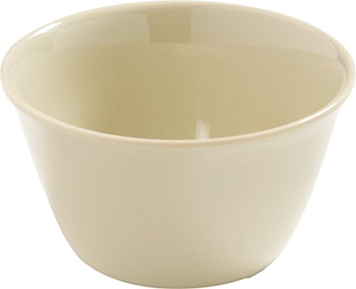 Carlisle 4386806 Dayton Melamine Bouillon Cup, 8 Oz., Oatmeal (Set of 24)