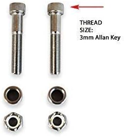Alchemy Parts Motorcycle Metal Fork Clamps for Indicators for 41mm Diameter Forks, black - Image 5