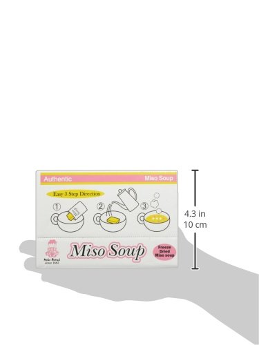 MIKO BRAND FREEZE DRIED AUTHENTIC SOUP MISO, 0.27 OUNCE (PACK OF 12)