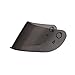 TRIANGLE Dark Tinted Smoked Visor Replacement Face Shield for Full Face Street Bike Motorcycle Helmet Model #TFF15 (One Size)