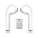 Bluetooth Headphones, Wireless In-Ear Earphones V4.2 Gym & Sport Earbuds Sweat-Proof Headsets for IOS Android (HiFi Stereo, Noise Cancelling, Hands- Free Call, 6 Hrs Playtime, 12M Range) -White
