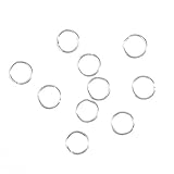 RoseSummer 20pcs Women Fashion Hip-Hop Braid Sliver Ring Hair Clip Pin Accessory DIY