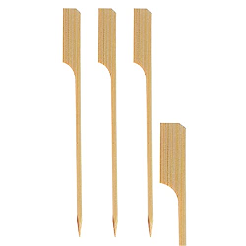 'Papstar brochettes/de barbecue Brochettes pour amuse-bouches "Golf (250 pièces), 21 cm, Très décoratif, brochettes en bois naturel en bambou, pour saisir, bon pour les fêtes/barbecues/Décoration, dans une boîte en carton # 84408