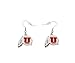 Aminco NCAA Florida Gators Logo Dangler Earrings