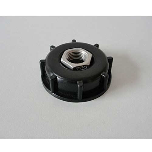 KOOBOOK 1Pcs For IBC Tote Tank Drain Adapter 3/4'' Thread Garden Hose Connector Replacement Valve Fitting Parts