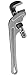End Pipe Wrench, Aluminum, 14 in. L