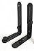 Universal Black L-Shaped Bracket Holder/Mount for Flash Speedlite & Digital Cameras Two Piece Set
