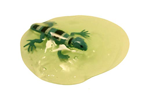 Bulk - 12 Lizard Slimes - Fun Slime with Reptile Figurine - Putty - Goo - Party Favors and Goodie Bags