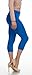 LMB Lush Moda Extra Soft Capri Leggings - Variety of Colors - Royal Blue