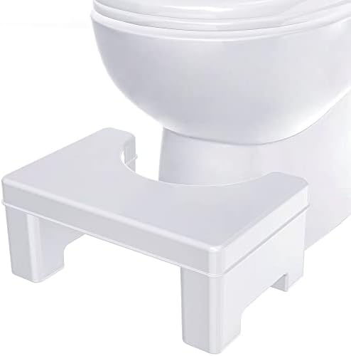 Affheny 7 Inch Plastic Toilet Stool Detachable Toilet Potty Stool Premium Poop Stool for ...