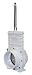 Valterra 6401P PVC Pneumatic Gate Valve, White, 4" Slip X Slip, Stainless Paddle primary