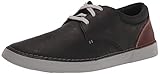 Clarks Gereld Lace Sneaker, Black Leather, 11 Medium