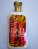 Bath and Body Works Bali Mango Lotion 8 Ounce Full Size Escape Collection Orange Yellow Label