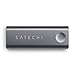 Satechi Aluminum Type-C Micro/SD Card Reader - Compatible with 2018 MacBook Air, 2018 iPad Pro, 2016/2017/2018 MacBook Pro/MacBook, Microsoft Surface Go and More (Space Gray)