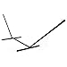 Sunnydaze Steel Hammock Stand - 400-Pound Capacity - 12-Foot -Black Powder-Coated Finish